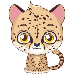 Cute Chibi Leopard