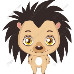 Cute Cartoon Hedgehog