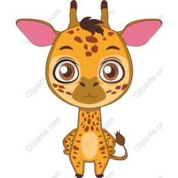Cute Cartoon Giraffe