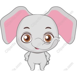Cute Cartoon Elephant