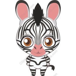 Charming Chibi Zebra