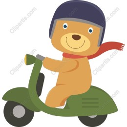 Cheerful Bear Scooter