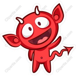 Happy Devil Character