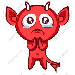 Crying Cute Devil