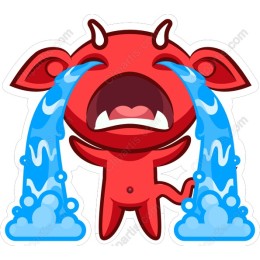 Crying Red Devil