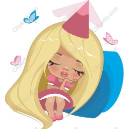 Whimsical Sleeping Girl