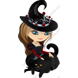 Witch and Cat Companion
