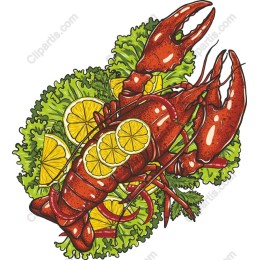 Vibrant Lobster Seafood