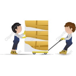 Workers Moving Boxes