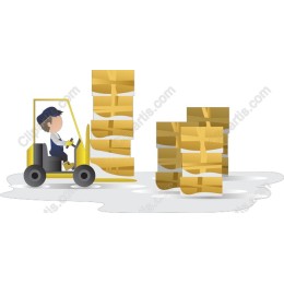 Dynamic Forklift for Logistics & Inventory Management