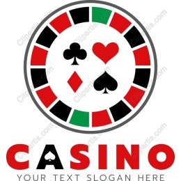 Casino Vortex - Roulette Wheel & Card Symbols