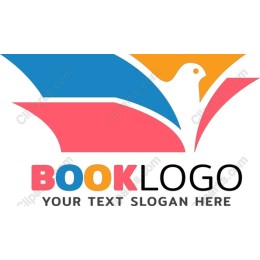 Vibrant Open Book Logo
