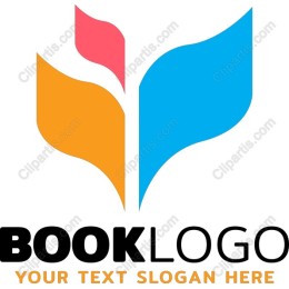 Vibrant Leaf Logo for Bookstores and Educational Institutions