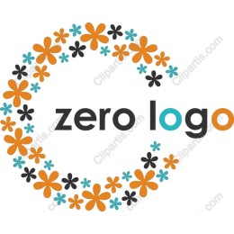 Floral Circle with Zero Logo