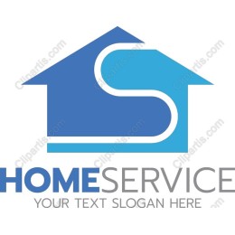 Stylish Home Service Logo