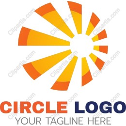 Dynamic Sunburst Logo