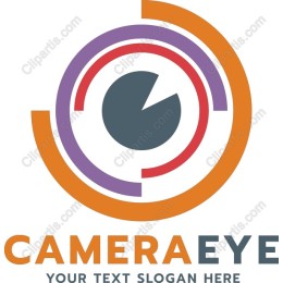 Modern Camera Eye Logo
