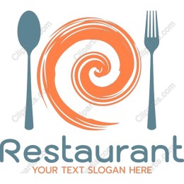 Dynamic Culinary Swirl Logo