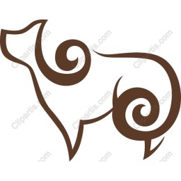Stylized Dog