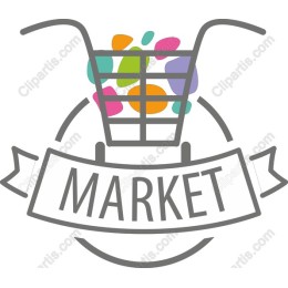 Colorful Shopping Cart