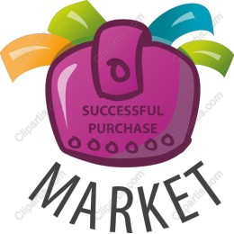 Vibrant Successful Purchase Shopping Bag