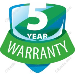 5-Year Warranty Badge