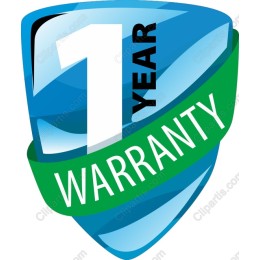 1 Year Warranty Badge