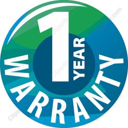 1 Year Warranty Badge