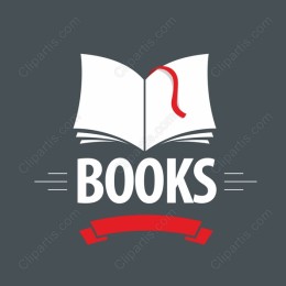Open Book with Bookmark