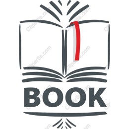 Open Book with Bookmark
