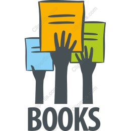 Vibrant Hands Holding Books