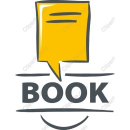 Vibrant Book with Speech Bubble