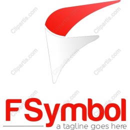 Dynamic Red and White Logo
