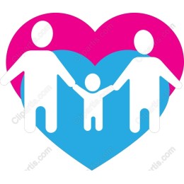 Family Love Heart