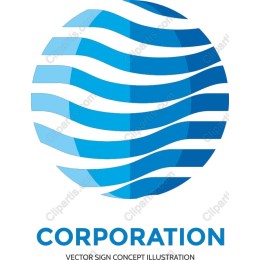 Abstract Waves Corporate Sign