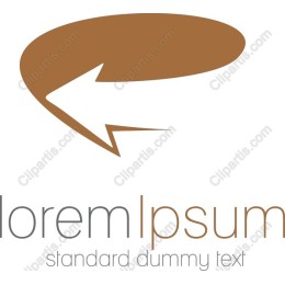 Stylish Arrow with Lorem Ipsum Text