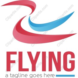 Flying - Motion and Freedom Symbol