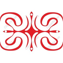 Dynamic Abstract Red