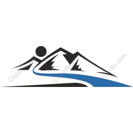 Minimalist Mountain River