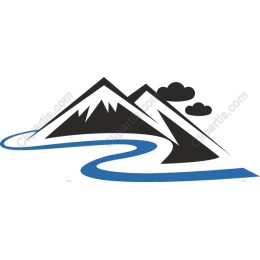 Majestic Mountain and River