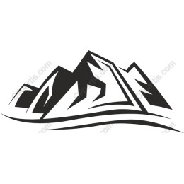 Minimalist Mountain Range