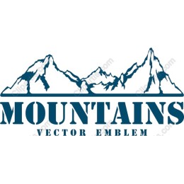 Mountains Emblem