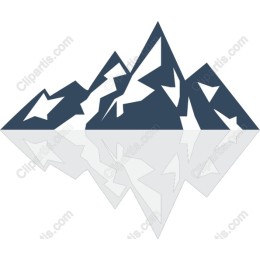 Majestic Mountain with Reflection