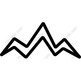 Modern Abstract Mountain Peaks