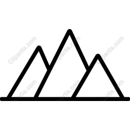 Minimalist Mountain Range