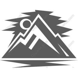 Stylized Mountain Landscape