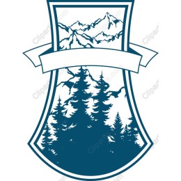 Mountain Nature Emblem