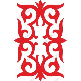 Intricate Red Floral