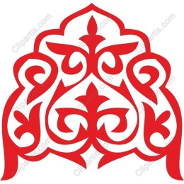Intricate Red Ornamental