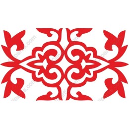 Elegant Red Floral